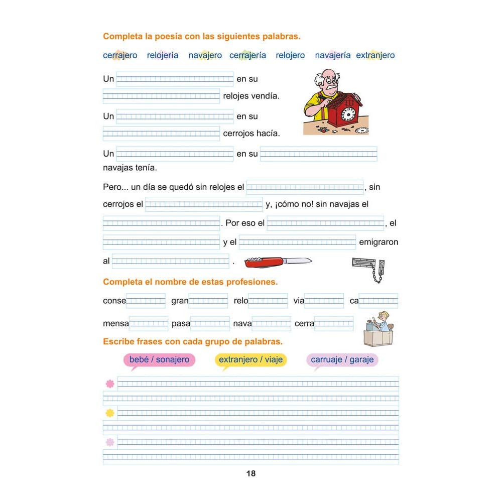 Pack Ortografía Divertida 3º primaria: Cuadernos 7, 8 y 9 | Material De Refuerzo Actividades sencillas | Editorial Geu (Niños de 8 a 9 años)