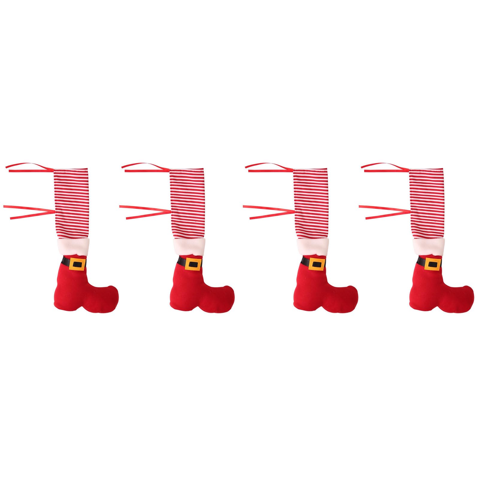 Protège-pied de chaise de Noël en tissu non tissé premium lavable