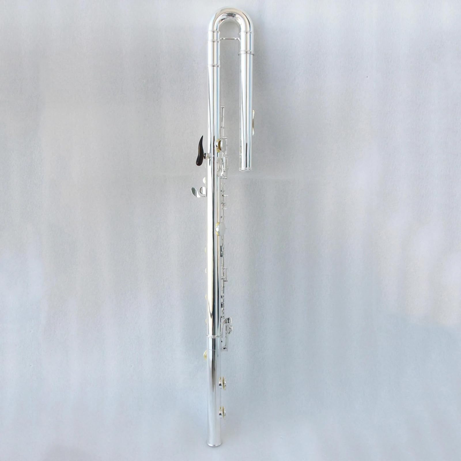 Professionale Flauto Traverso Flauto Basso Con Corpo Placcato In Argento Cupronichel Con Cassa Curva E Accessori