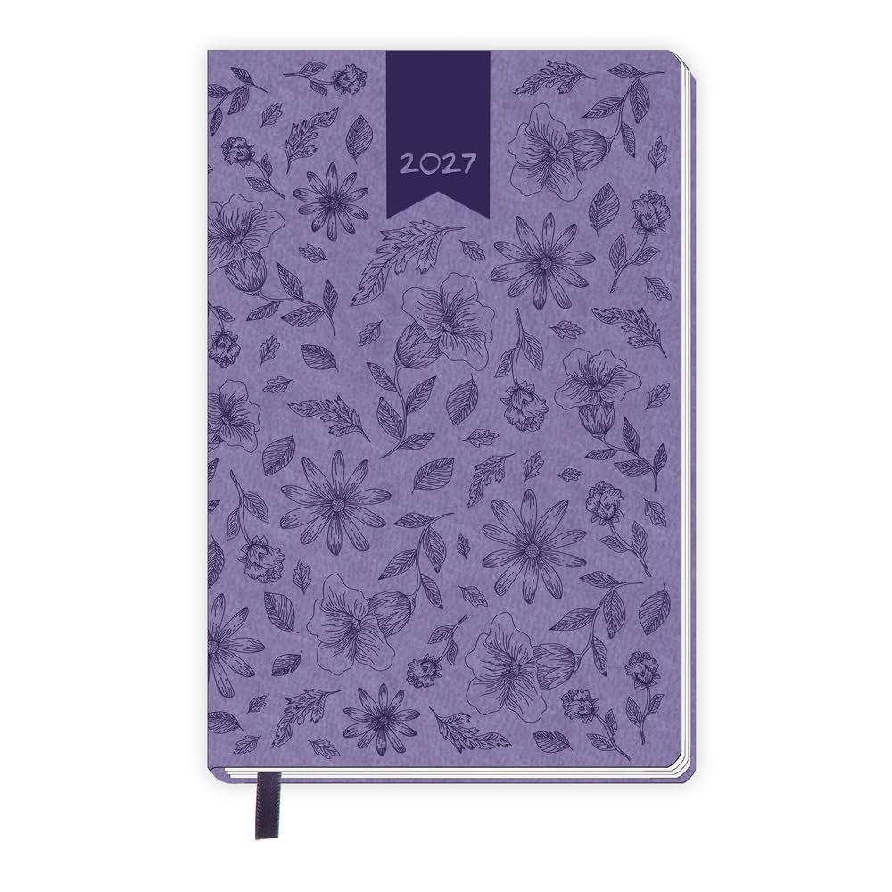 Trötsch Taschenkalender A7 Soft Touch Blumen 2027: Soft Touch Terminkalender