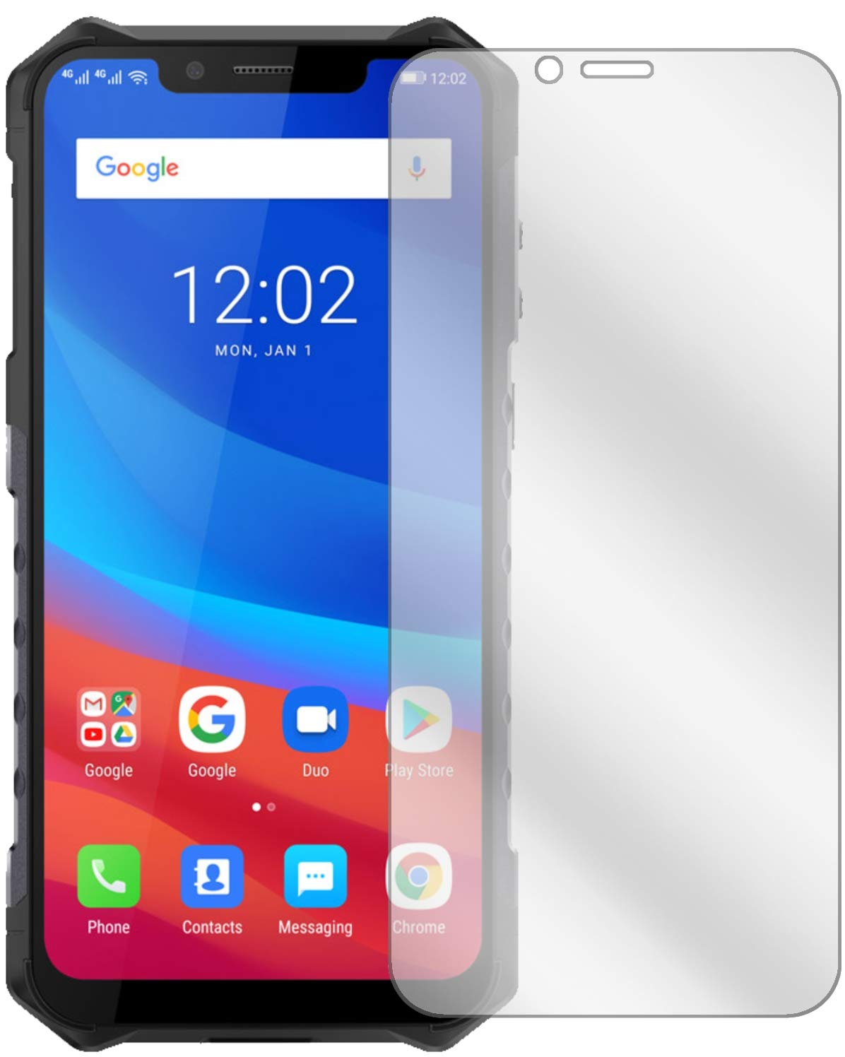 6 Pellicole Protettive In Vetro Temperato Per Ulefone Armor 6 - Crystal Clear, Anti Graffio, Made In Germany (dipos) - 2