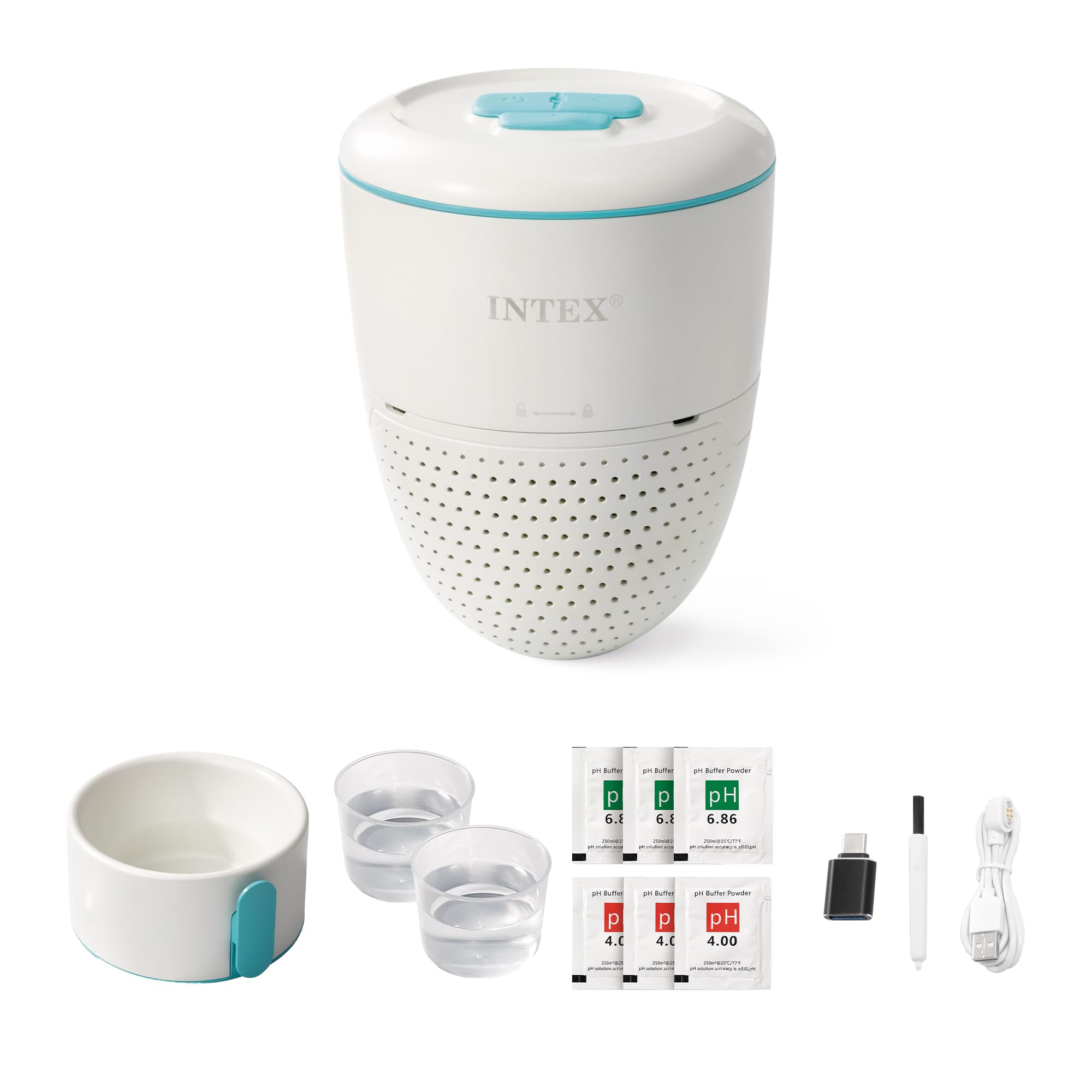 INTEX 28607E Testeur d'eau pour piscine et spa Système de surveillance