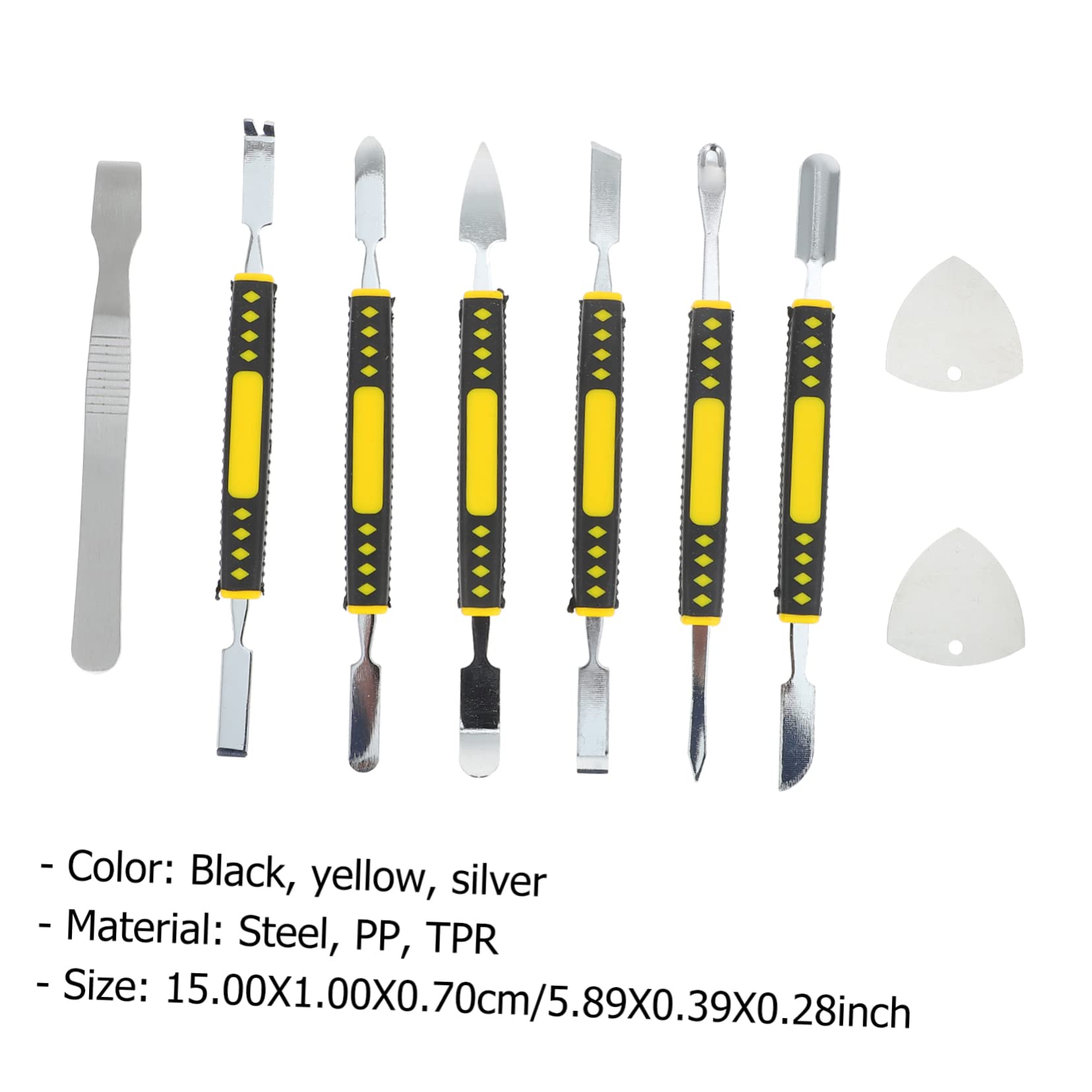 Holibanna 1Set Electronics Repair Tool Kit Metal for Phone Tablet Laptop Disassembly High Hardness Toughness Opening Tools for Repair and Maintenance