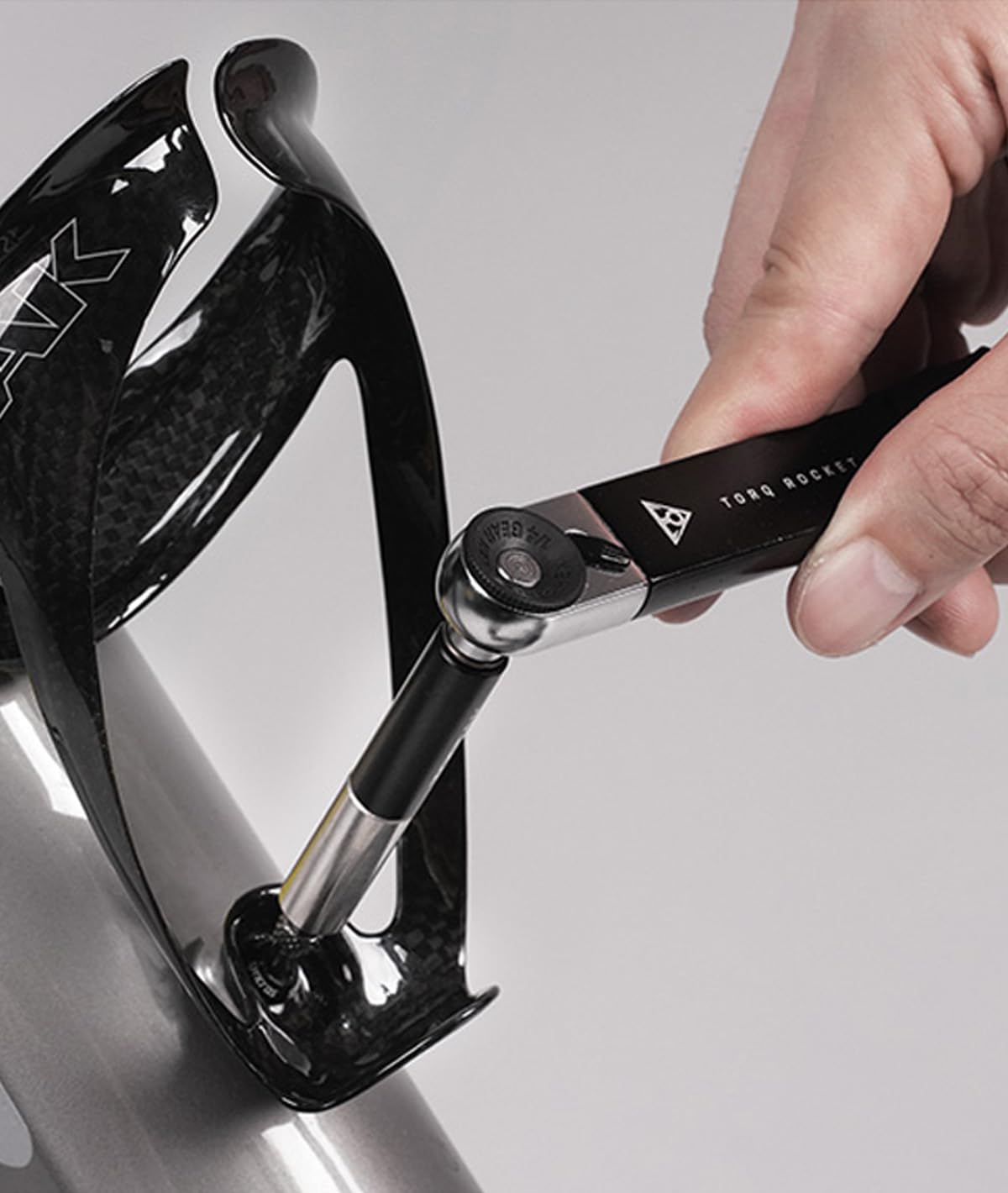 Topeak Torq Rocket mini EX Werkzeug aus Aluminium, Stahl und Kunststoff in der Farbe Schwarz/Silber, T10/ T15/ T20/ T25, Größe 2-10 Nm, 15410058