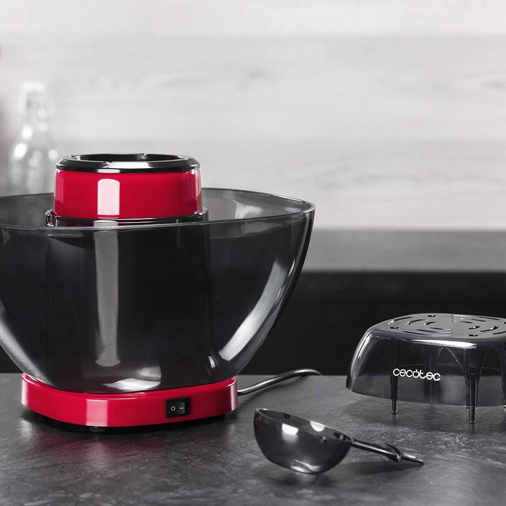 Cecotec Elektryczna maszyna do popcornu Fun&Taste P'Corn Easy. 1200 W, system wtrysku powietrza, wyjmowana miska, nieprzywierająca i zdejmowana pokrywa, kompaktowa konstrukcja