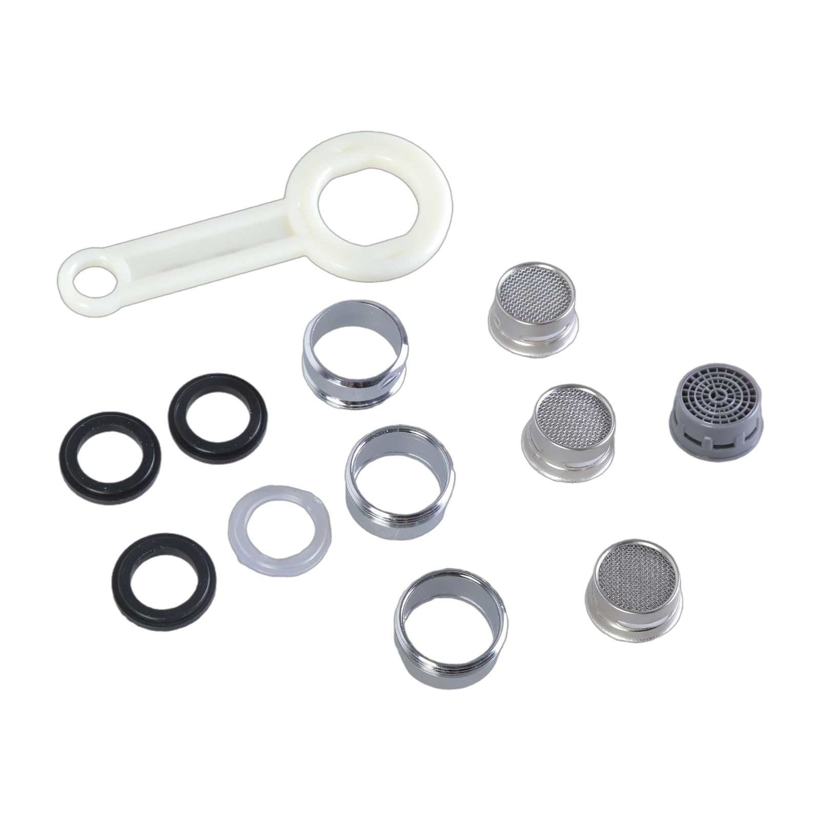 3pcs Multipurpose 24mm Faucet Aerator Tap Strainer Portable Accessory For Reducing Splash In Kitchen And Bathroom