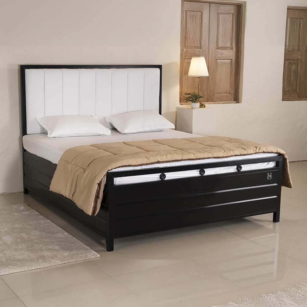 Furniture Setlin King Size Bed with Storage | Metal Storage Bed King Size | Double Bed with Box King Size-picture-22
