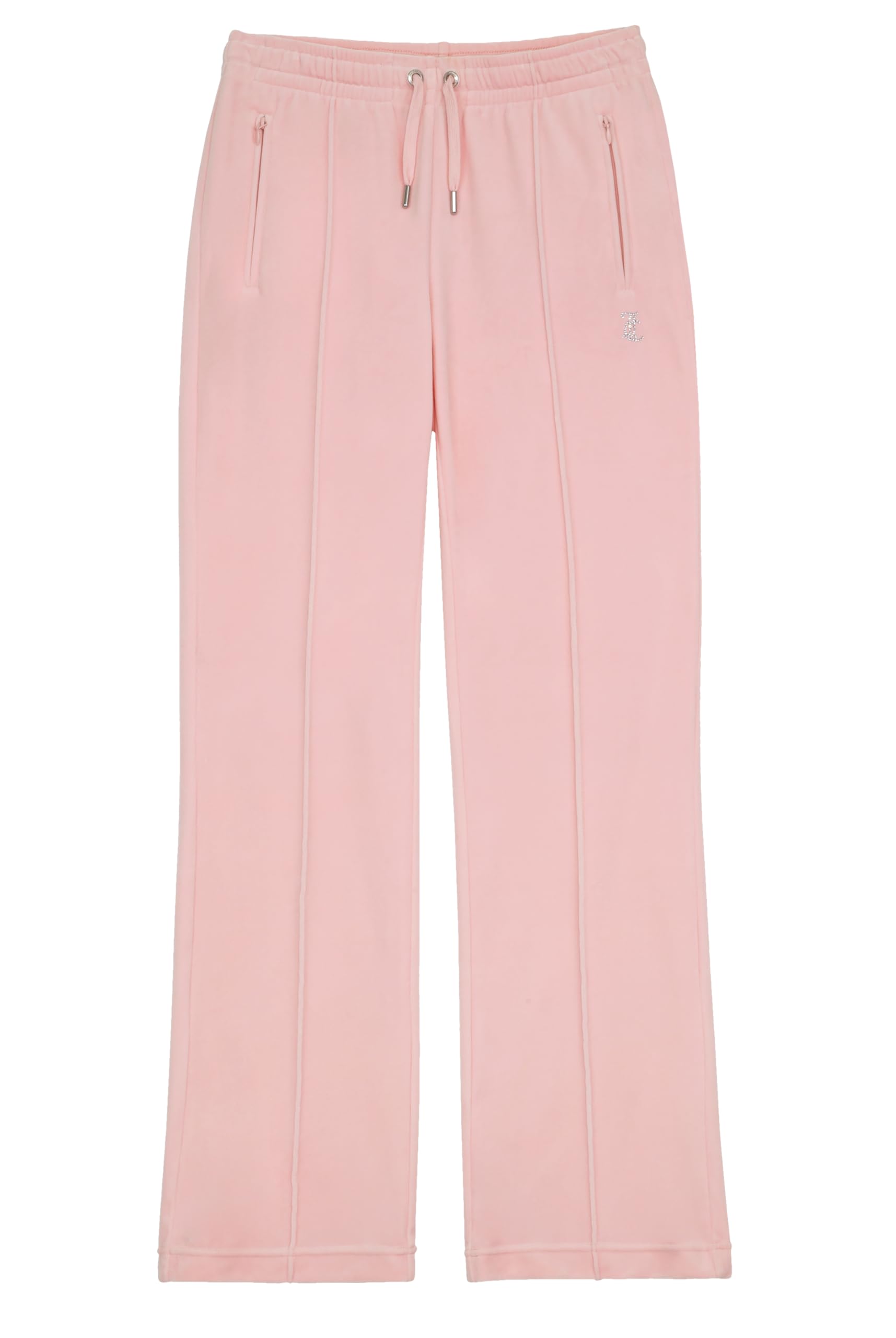 Juicy Couture Velour Track Pant with Diamante Branding