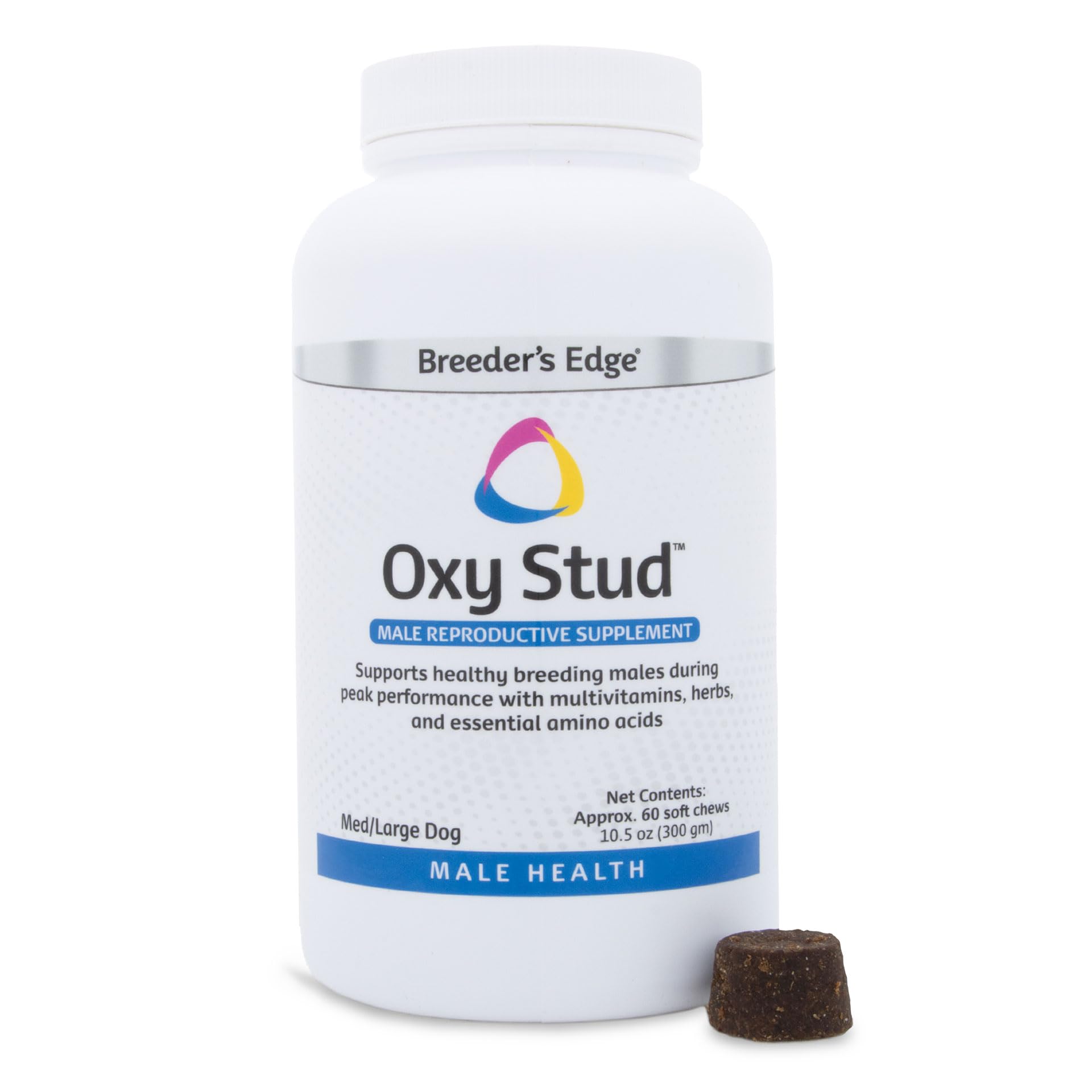 Revival Animal Health Breeders' Edge Oxy Stud Soft Chews Medium & Lg Dog 60Ct