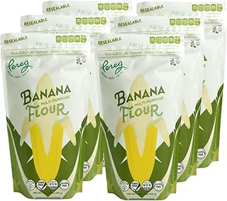Pereg Banana Flour (16 Oz x 6 Pack) - Naturally Gluten Free, Multi-Purpo...