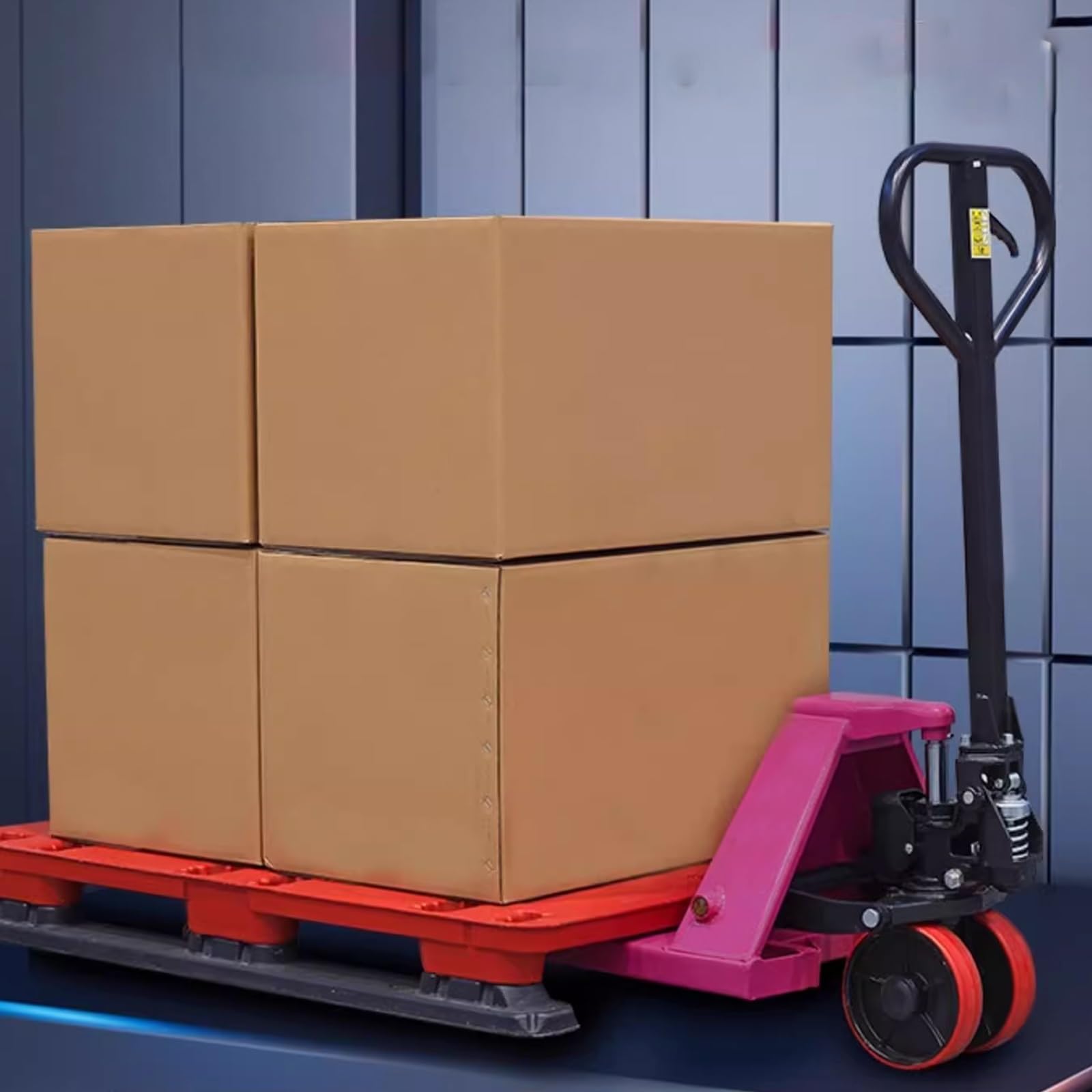 Heavy Du Manueller Palettenwagenheber, 2500 kg, Standard für Lager- und Fac-Materialtransportwagen, 155 x 53 x 122 cm