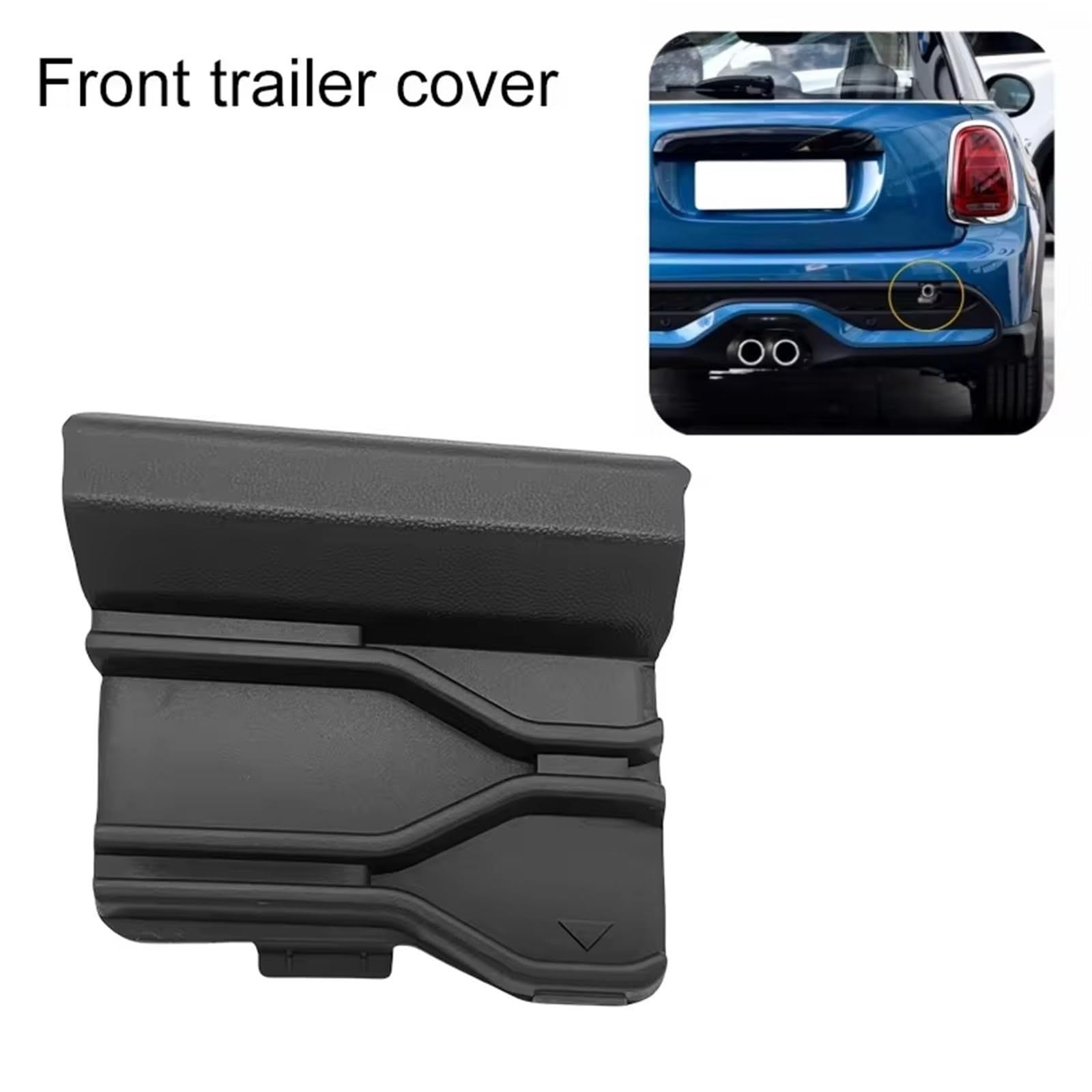 Auto Copertura Gancio Di Traino Compatibile Con BMW Per MINI F55 F56 F57 Per Cooper S JCW Paraurti Posteriore Rimorchio Gancio Di Traino Coperchio Della Protezione 51119450694 51117337796