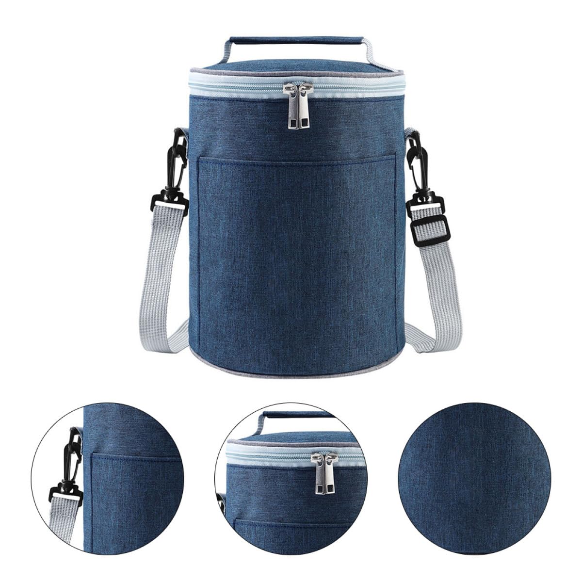 Bolsa Térmica Portátil para Comida Aislamiento, Ligera y Compacta de Tela Oxford Adecuado para Camping y Picnic, Contenedor de Almacenamiento