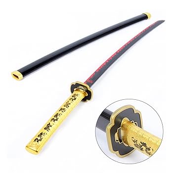 【希少】模造刀　軽量アルミ刀身　「冨岡義勇 日輪刀の鍔」使用 希少】模造刀 軽量アルミ刀身 「冨岡義勇 日輪刀の鍔」使用 希少