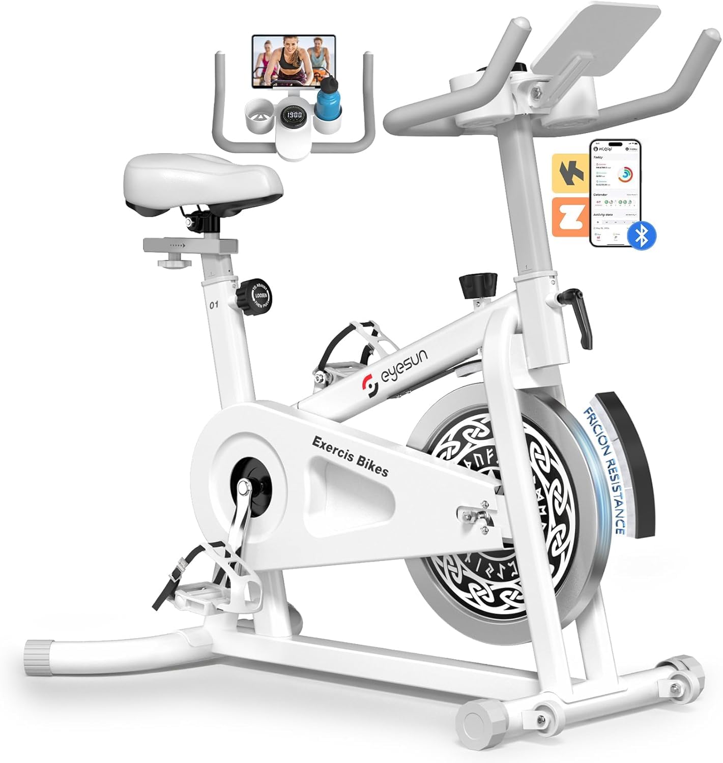 Exercise Bike Stationary Bike for sold for $18 at auction (list price $400)