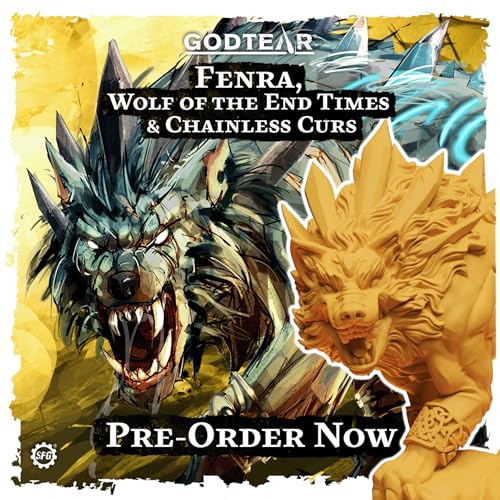 Godtear Fenra, Wolf of The End Times extension figurine pour jeu de société