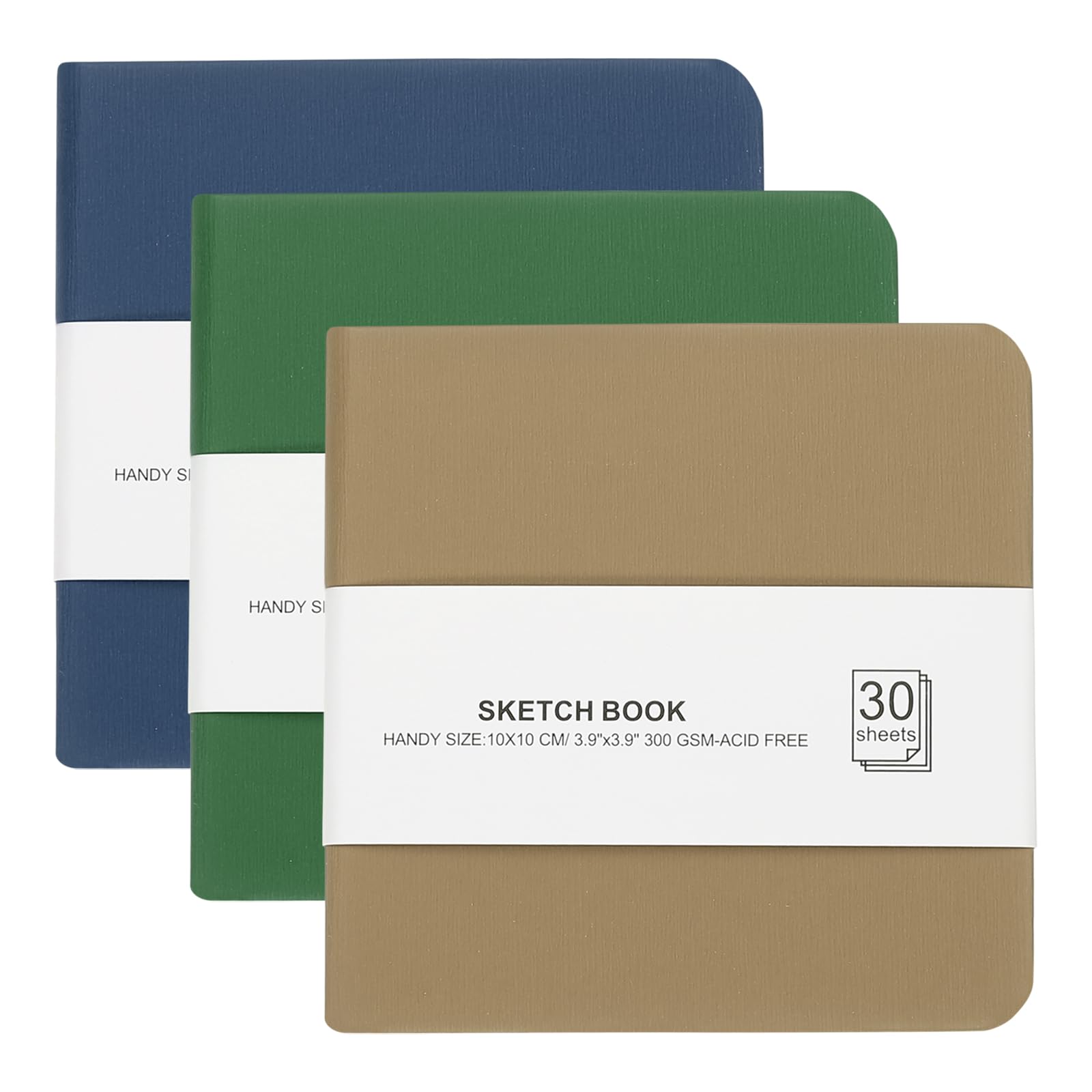 PATIKIL 4x4 Watercolor Paper Sketchbook