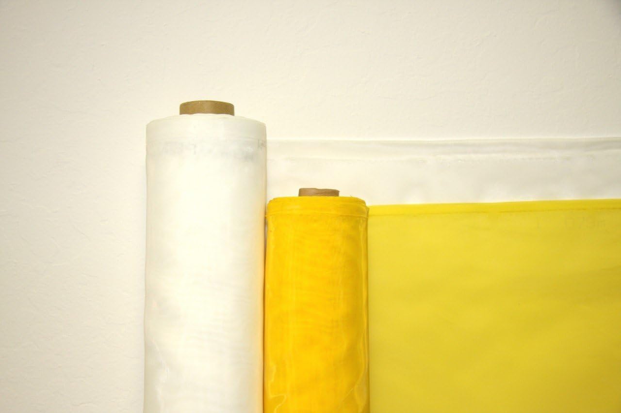 3 Yards - 305 Yellow Mesh x 63'' Width Silk Screen Printing Mesh