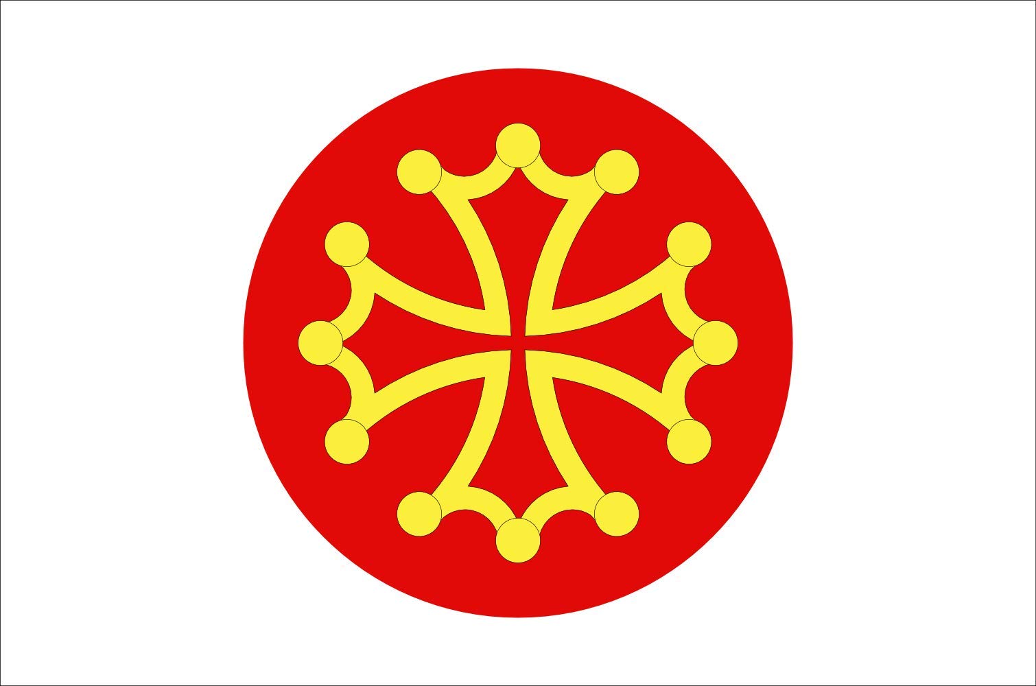Drapeau XL Département de l Hérault en maille haute résistance