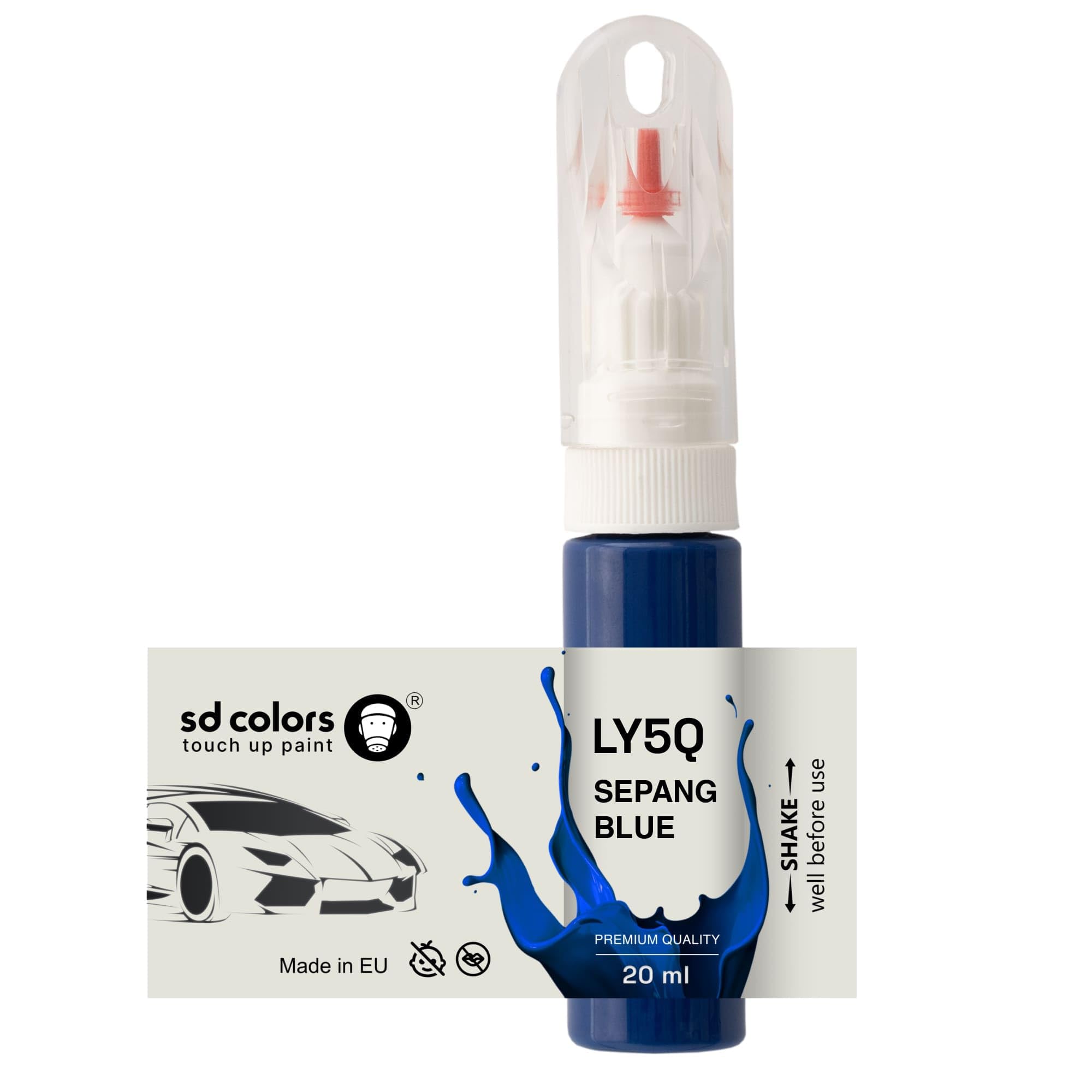 Sd Colors Just Paint Sepang Blue Ly5q Touch Up 20 Ml Paint Convenient Brush For Scratch Repair Fix (Just Paint)