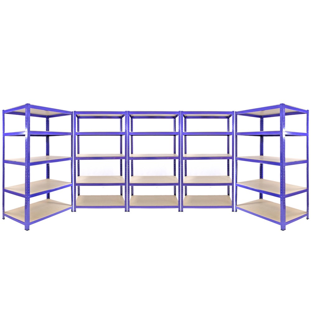 Monster Racking Blue 3 X Q-Rax Racking 90 X 50 X 180Cm + 2 X Racking 120 X 50 X 180Cm