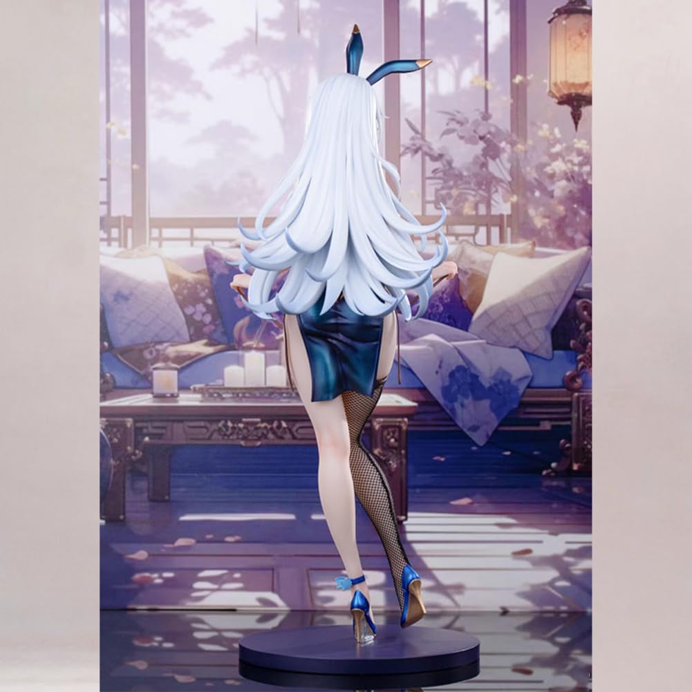 DEXSHUN - Statuina Cheongsam Bunny Girl, serie originale di figure anime manga, statuetta in PVC, modello desktop, ornamenti, decorazione, pezzo da collezione, regalo di compleanno, 26 cm