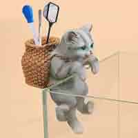 お取り置き★うさぎと猫とチョコレートの水槽★レッド★ハンドメイドポーチ★金魚柄★ Trick or Treat” 猫の置物 | iichi 日々の暮らしを心地よくする