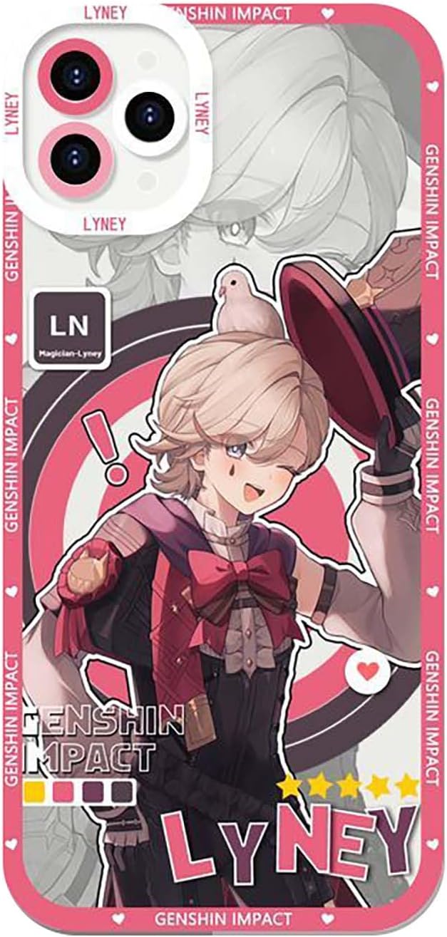 Amazon.com: Lucanoryz Genshin Impact Fontaine Lyney Cool Phone Case ...
