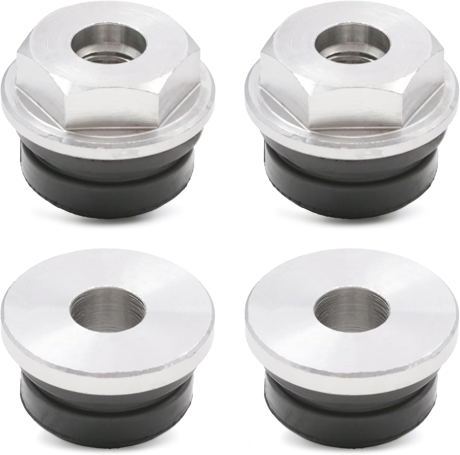 4 Pcs Left & Right Upper & Lower Rack and Pinion Mounting Bushings Replacement for Ford Explorer 2012 2013 2014 2015