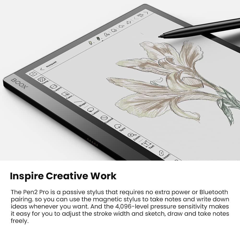 Amazon | BOOX Pen2 Pro Stylus Pen BOOXタブレットタッチスクリーン用