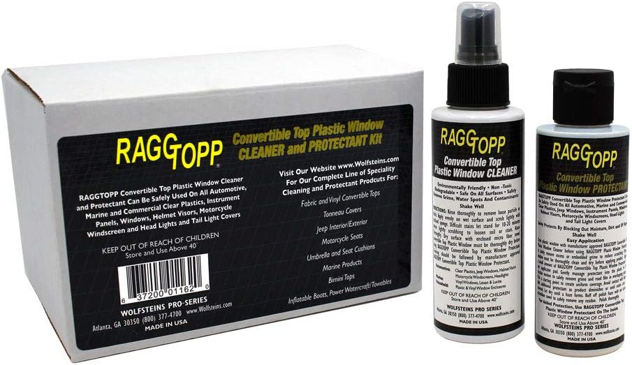 RAGGTOPP/SOFTTOPP Convertible Top Plastic Window Cleaner & Protectant Kit
