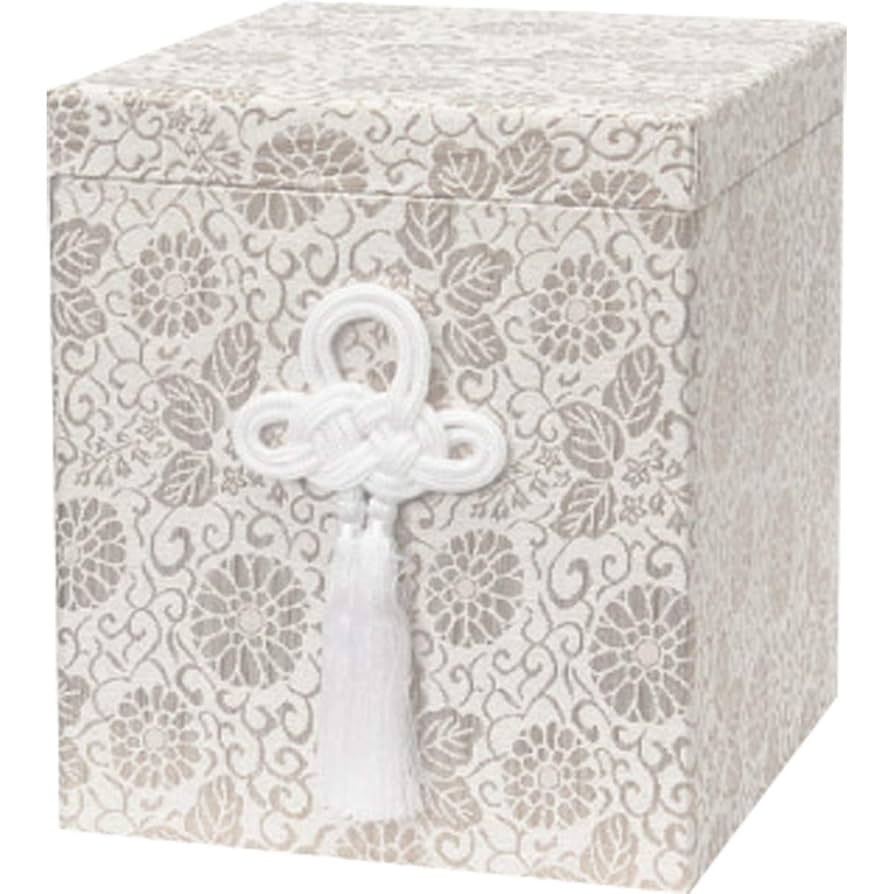 Amazon | 上金張箱 ヌキナシ箱 / 銀 / 3寸用 / 骨箱 骨壷 カバー