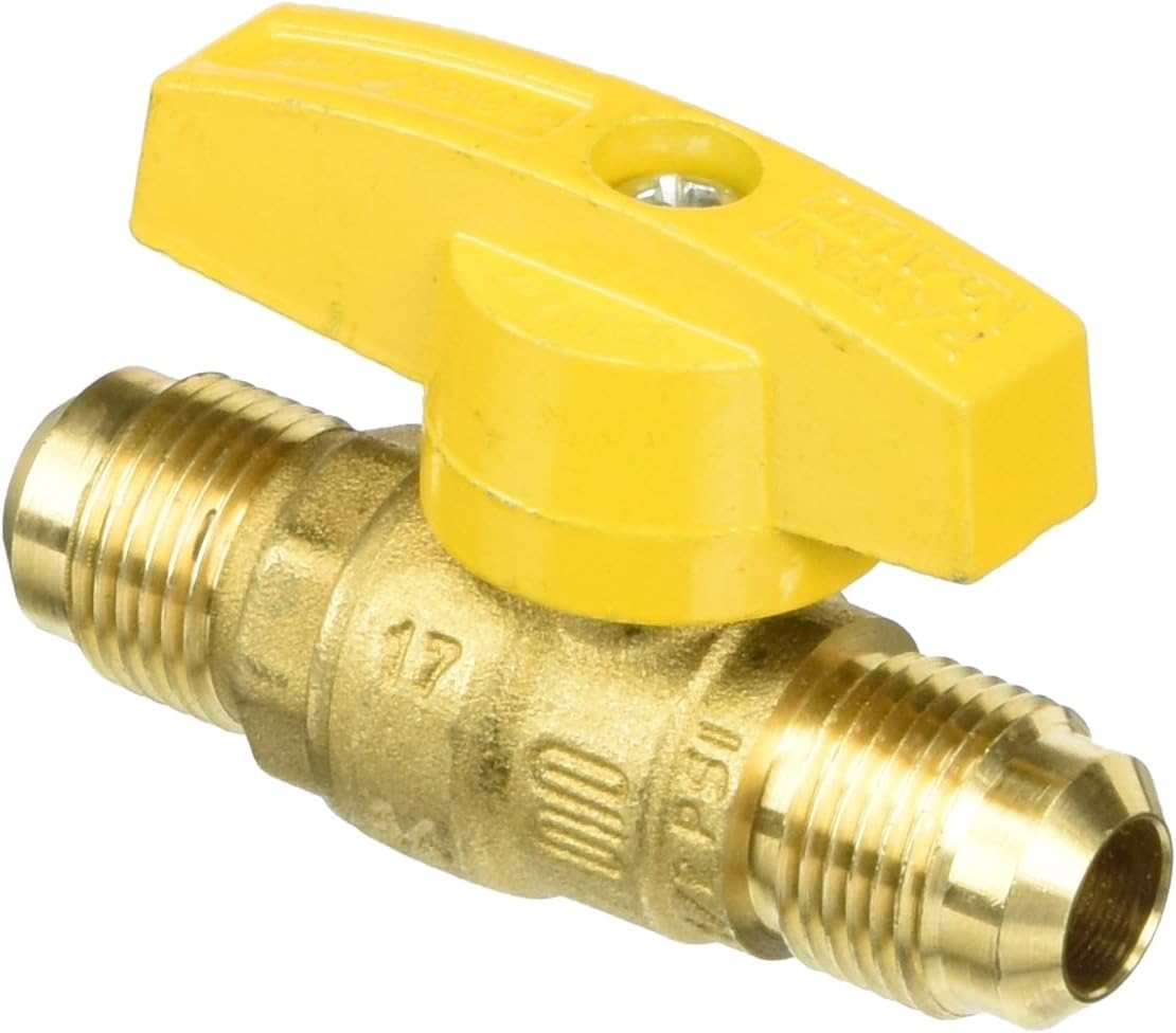 BrassCraft TBVF8faucetValves Brass Craft Gas Ball Valve, Quarter Turn