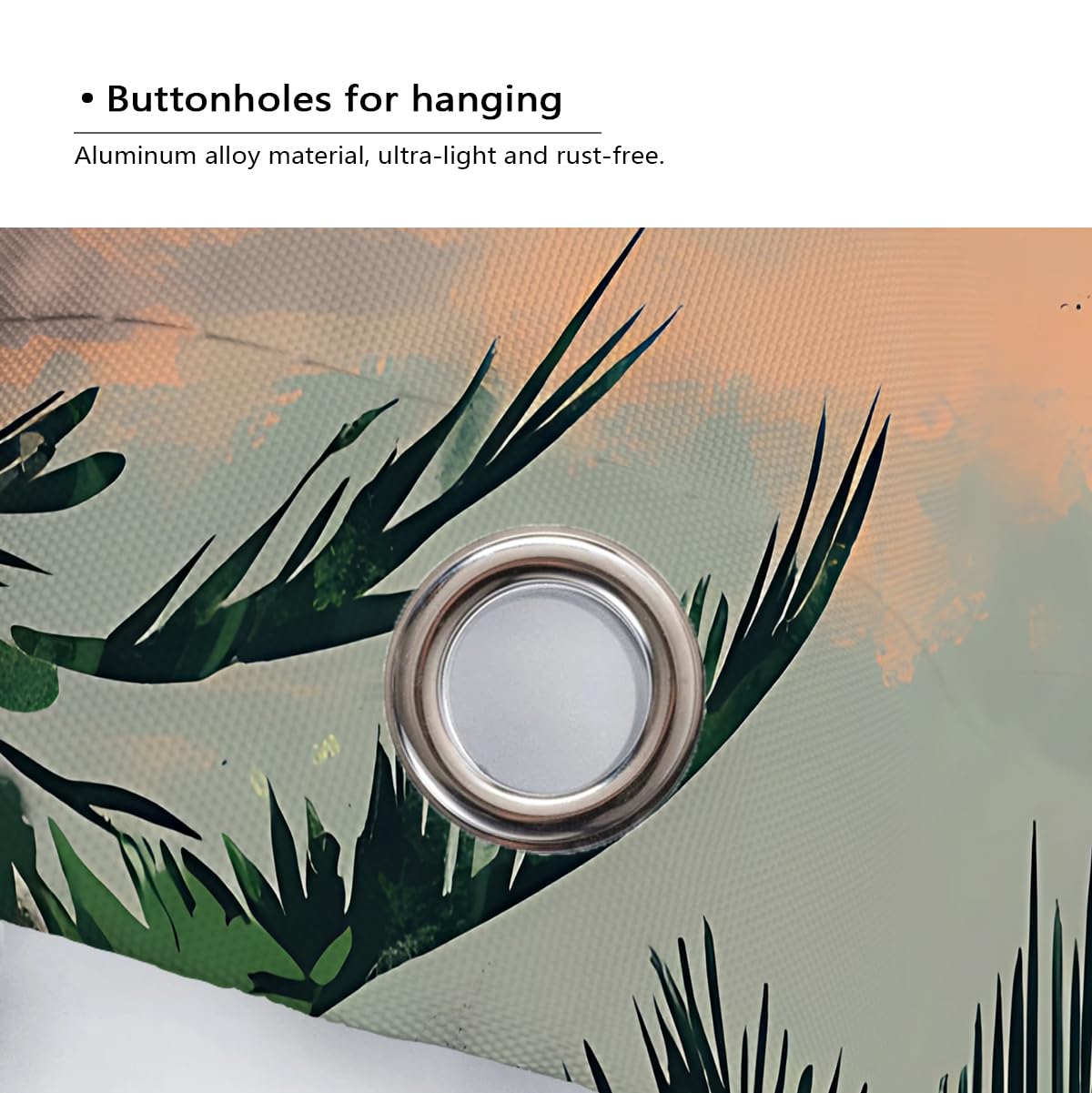 Rideau douche plage tropicale coucher soleil cocotier W220xL180 cm