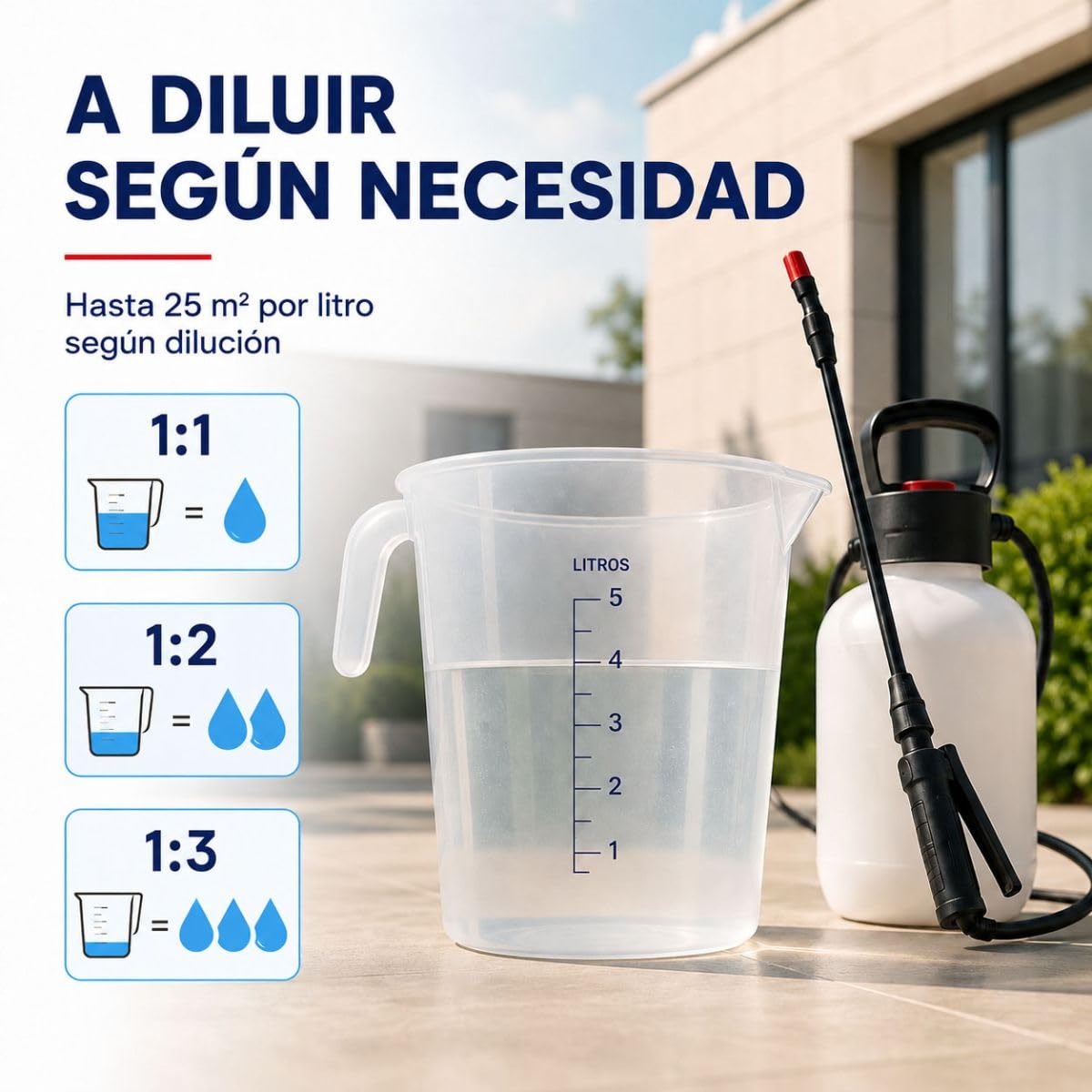 Limpiador de Fachadas, Renovador de Tejados, Paredes, Revoco y Pintura 20 L | Devuelve el Brillo, Fachada, Revoco, Rpe, Revestimientos, Enlucidos, Cemento, Hormigón y Aluminio - Arcane Industries