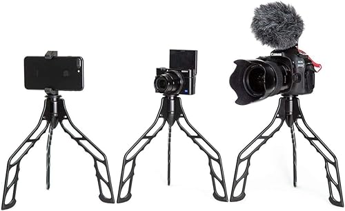 Miniatura 3 de SwitchPod Trípode DSLR para cámara de teléfono inteligente para iPhone, Android, aluminio, ligero, indestructible, ideal para selfies, vlogging,