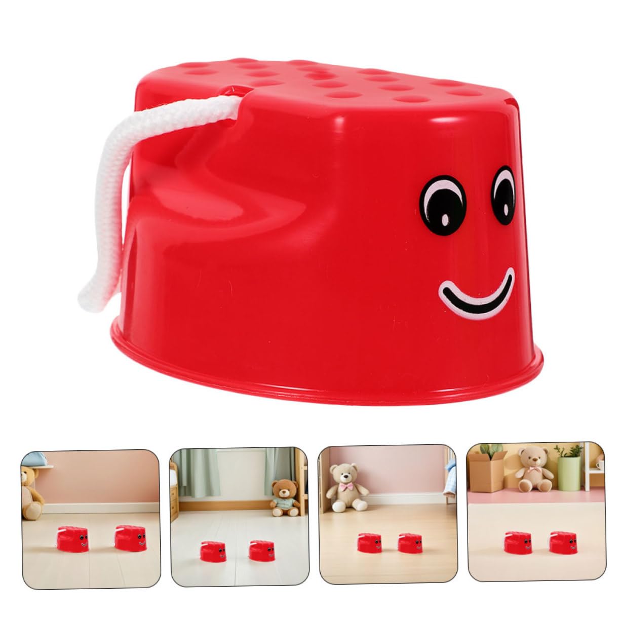 UKCOCO 8 Piezas Zancos De Equilibrio para Caminar Juguete De Equilibrio Entrenamiento Sensorial para Padres Hijos Actividad Al Aire para Pequeños