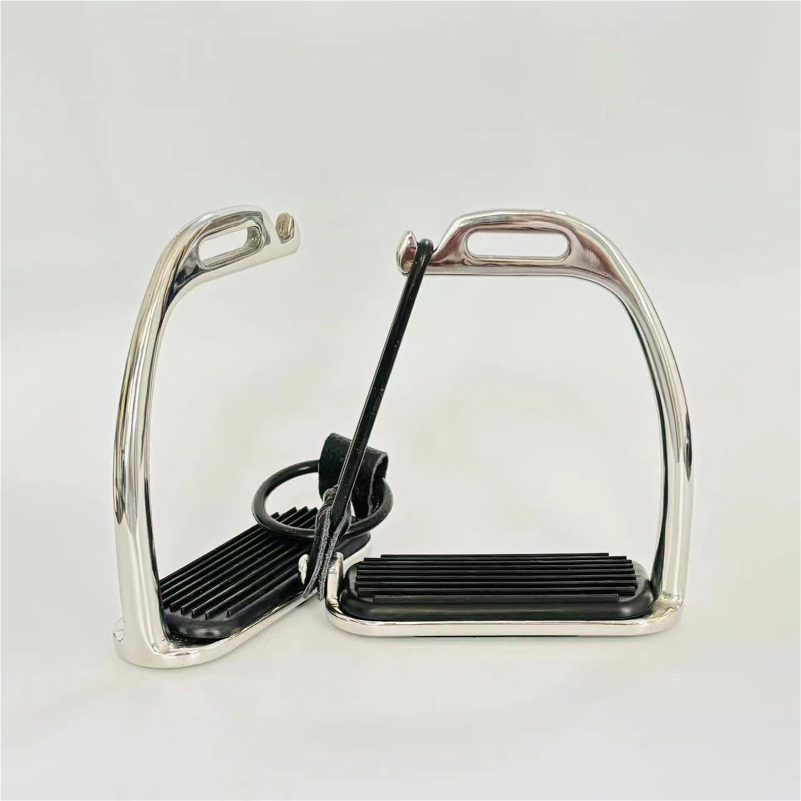 Un Par De Estribos Seguridad for Montar A Caballo Para Caballo | Estribos de ejercicio matinal fabricados en acero inoxidable, fundas totalmente protectoras, estribos