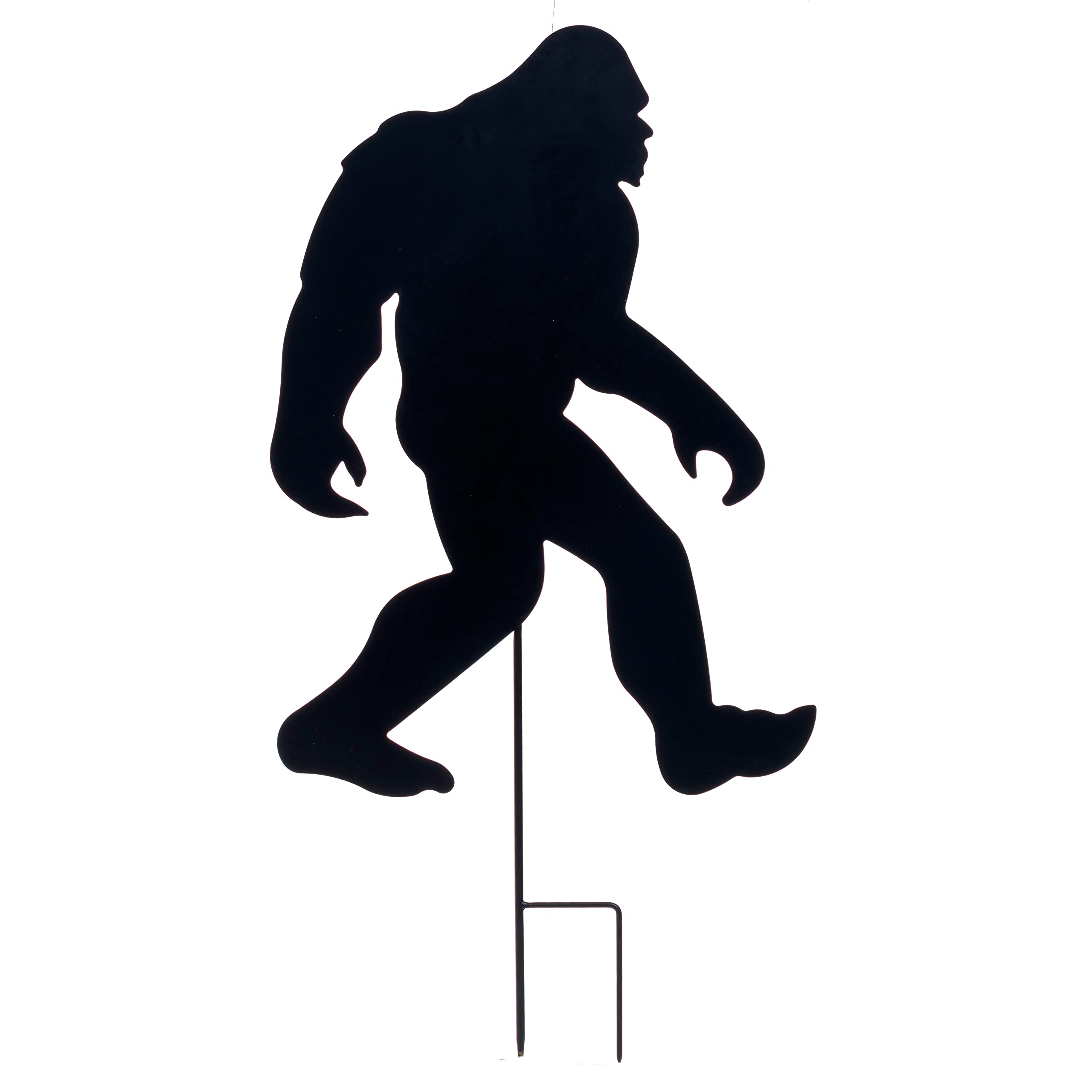 Pine RidgeBigfoot Sasquatch Metal Silhouette Yard Stake Sign Home Decor
