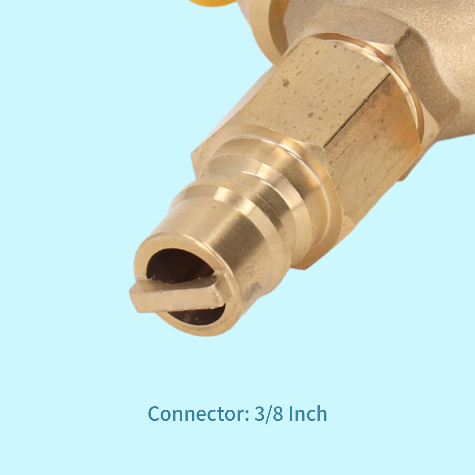 Rozdzielacz propan, 3/8-calowy propan Szybkozłączka Adapter rozgałęźnika Y 2-drożny rozgałęźnik gazu propanowego do zbiornika propanu, który do kuchenek kempingowych Grille RV Camper