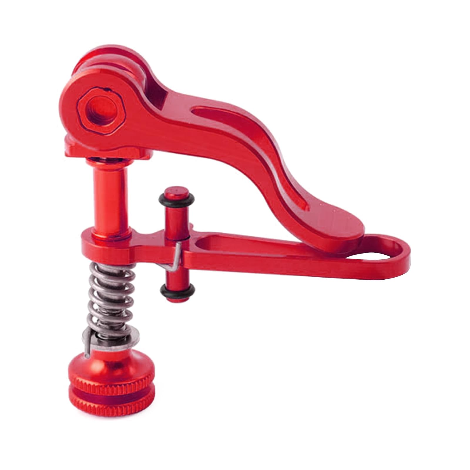Jamieka Red Bicycles Seats Post Clamp Aluminum Alloy Cycling Seats Clamp Post Saddles Bicycles Tube Clip Quick Releases Seatpost