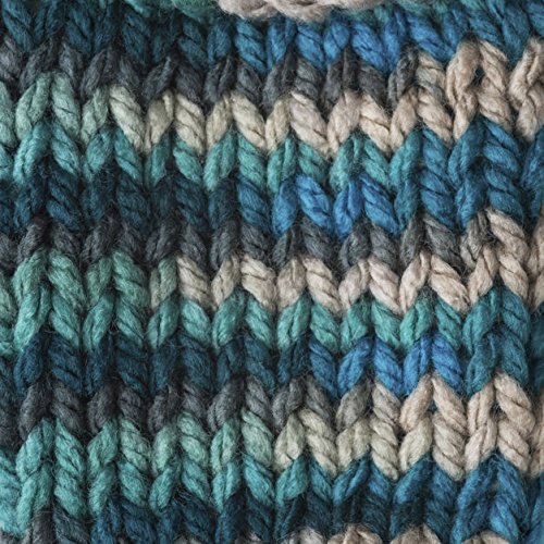 Bernat 16112929632 Softee Chunky Ombre Yarn - (5) Bulky Chunky Gauge 100% Acrylic,2.8 Oz,Deep Waters, Machine Wash & Dry #TOP3