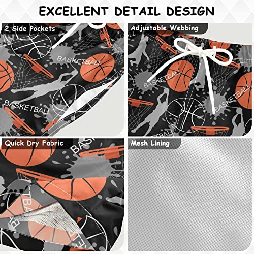 Dussdil Boy's Swim Trunks Kid's Toddler Swim Board Shorts Bathing Suits Swimwear Swimsuit for Boy2