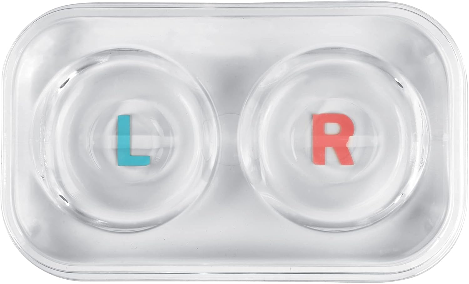 Large See-Through Hard Plastic Assorted Compact Contact Lens Case/Tray : Health & Household