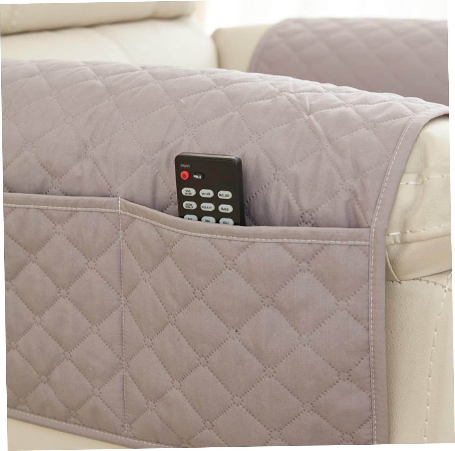 Sofa Arm Covers 5Pcs/Set Minimalist Side Pocket Couch Arm Covers Splashproof Polyester Slipcover Non-slip Furniture Protector Covers for Couch ArmchairSofa Arm Covers Couch Arm Covers Armchair