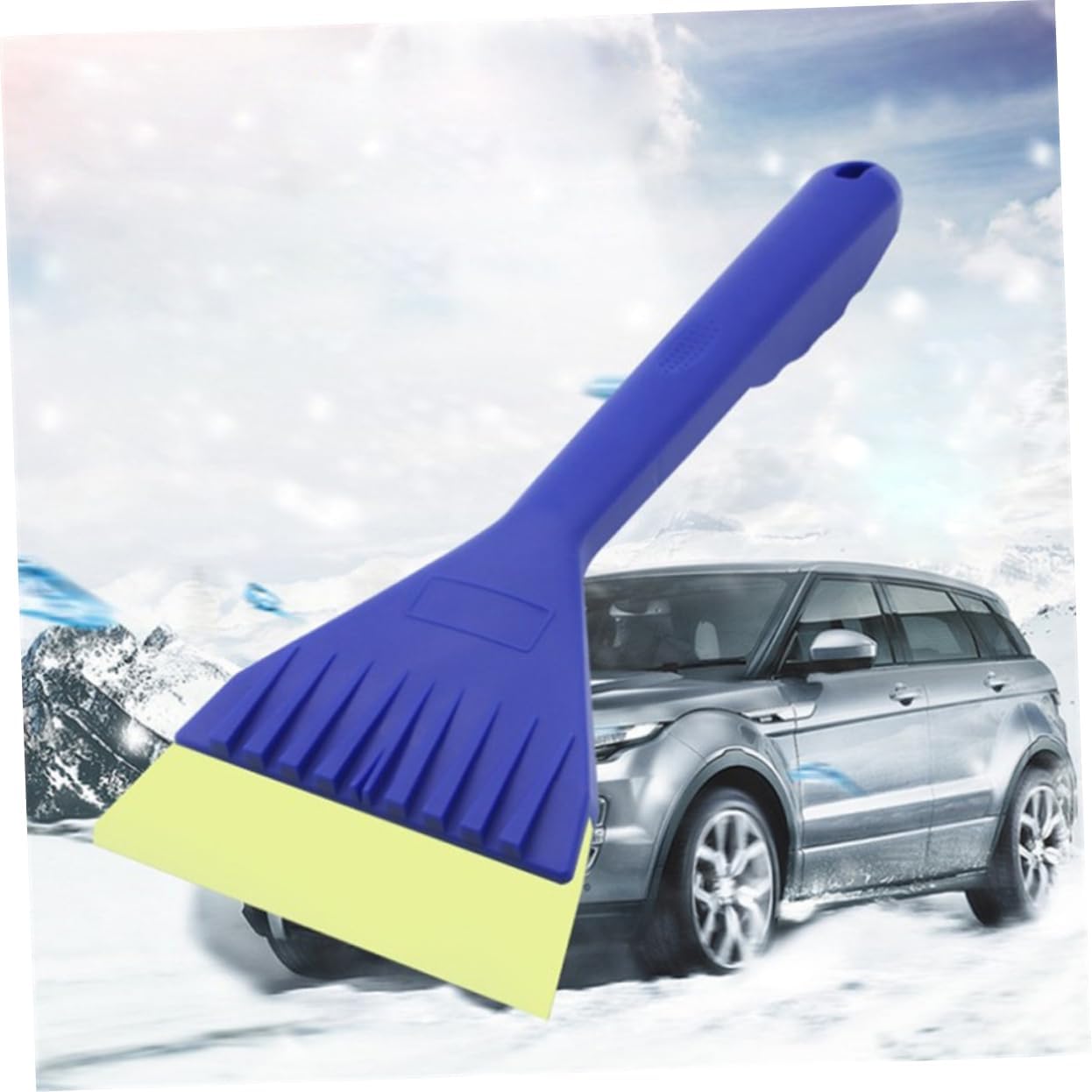 Ergonomic Handle Car Snow Remover Accessory ABS Material Ice Scraper Brush