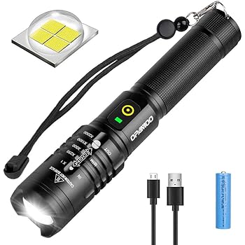 Outdoor Hiking LED Torch Light Camping Bicycle Flashlight Tactical Rechargeable