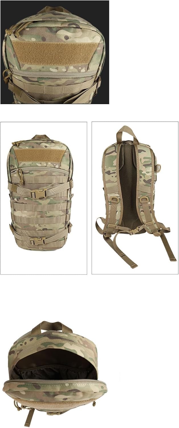 [JUNENTER] タクティカルバックパック ミリタリーモール ハイキング 20-35L アウトドア タクティカル 登山バッグ ス