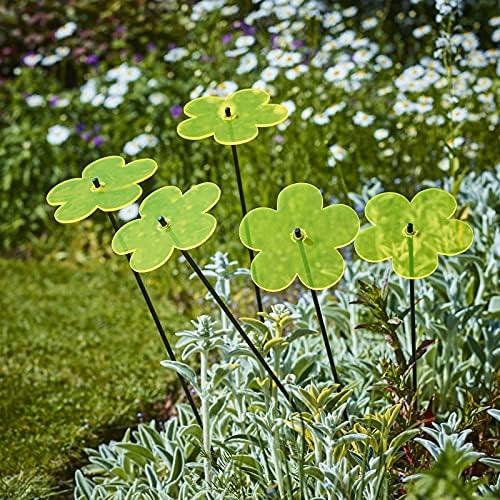 Suncatcher Garden Ornaments Blossom 세트 5 Large Decorative Stakes