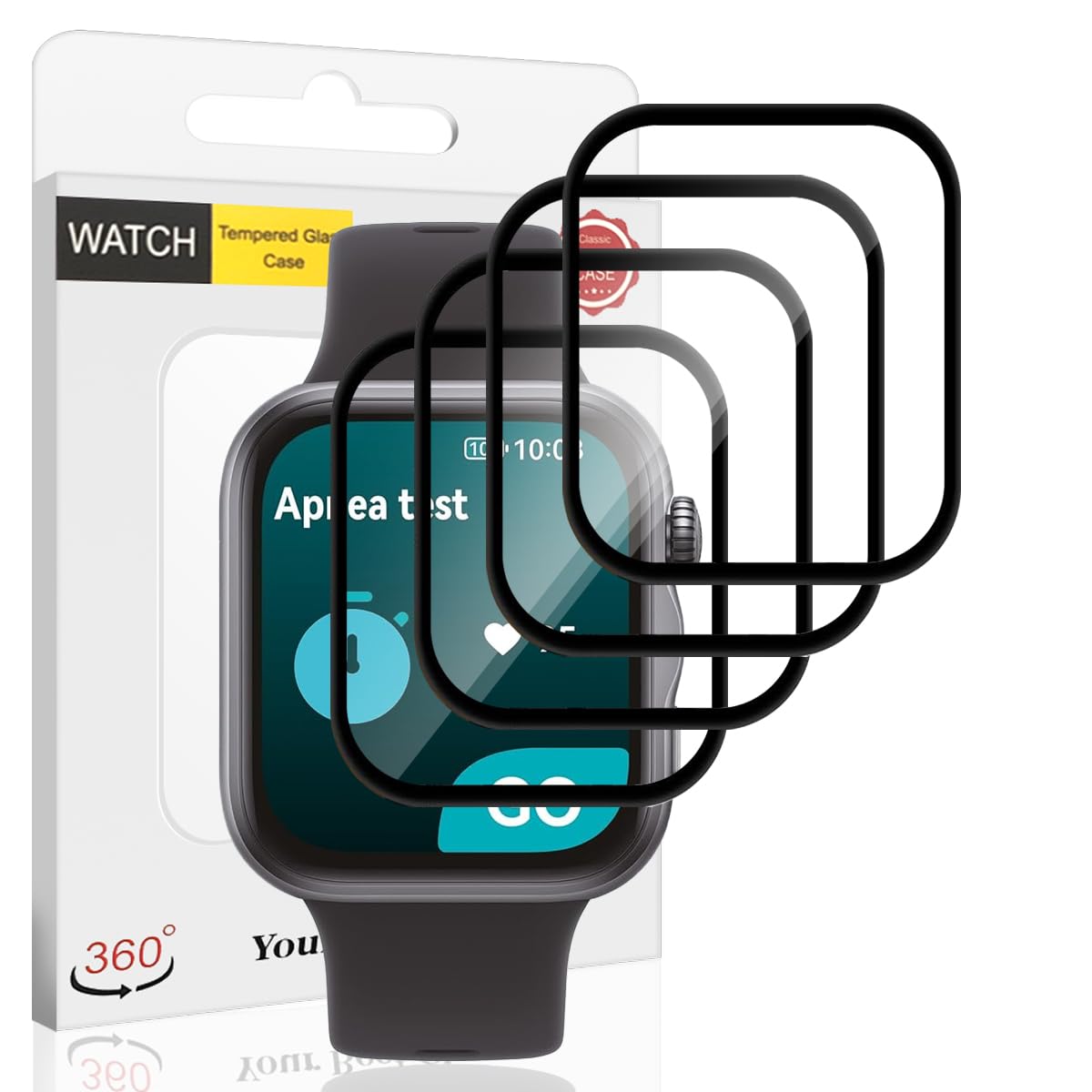 4 Piezas Protector Pantalla para Huawei Watch Fit 5 Cristal Templado, PelÃcula de TPU Flexible Protector HD Transparente, Anti-Arañazos Sin Burbujas PelÃcula Protectora